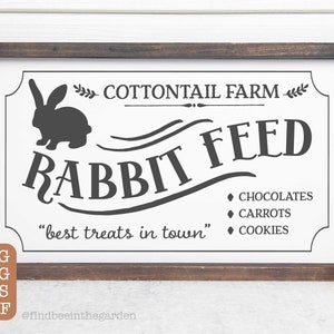 Cottontaill Farm svg, Rabbit Feed Svg, Farmhouse Easter svg, Easter Bunny svg, Easter Decor svg, Hello Spring svg, SVG File for Cricut