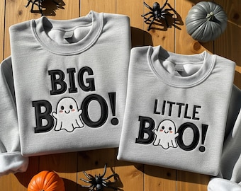 Boys Halloween Embroidered Shirt for Toddler Boys Halloween Costume Boo Toddler Tee Trick or Treating Kids Shirt Boys Spooky Shirt for Fall