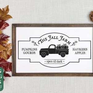 Farmhouse Fall SVG Bundle, Rustic Fall Svg, Pumpkin Svg, Fall Svg