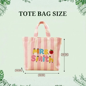 Summer Embroidered Striped Tote Bag, Mediterranean Tote Bag, Beach Travel Outfit image 5