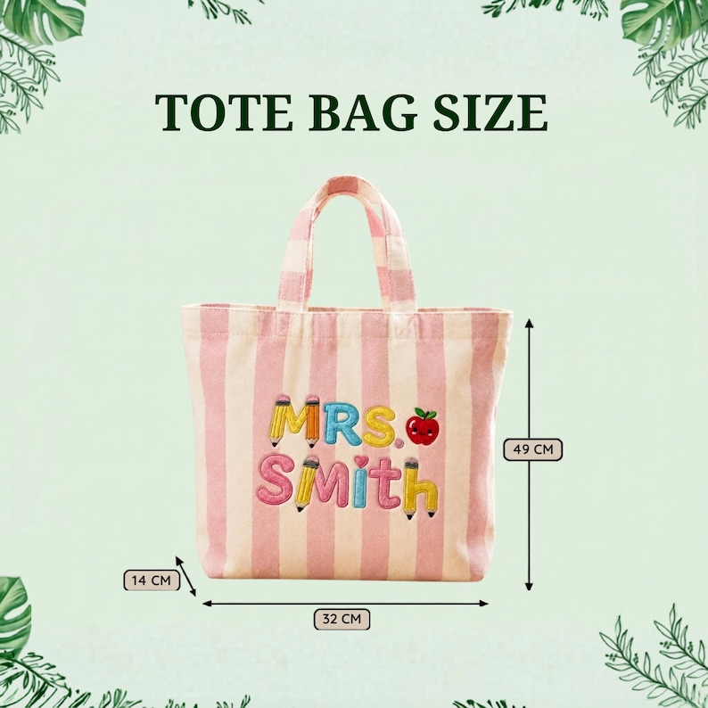 Summer Embroidered Striped Tote Bag, Mediterranean Tote Bag, Beach Travel Outfit image 5
