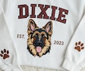Pet Embroidered Sweatshirt Using Photo, Custom Dog Sweater, Embroidered Cat Crewneck gift for Pet Owner, Dog mom Gift for Cat Lover product logo