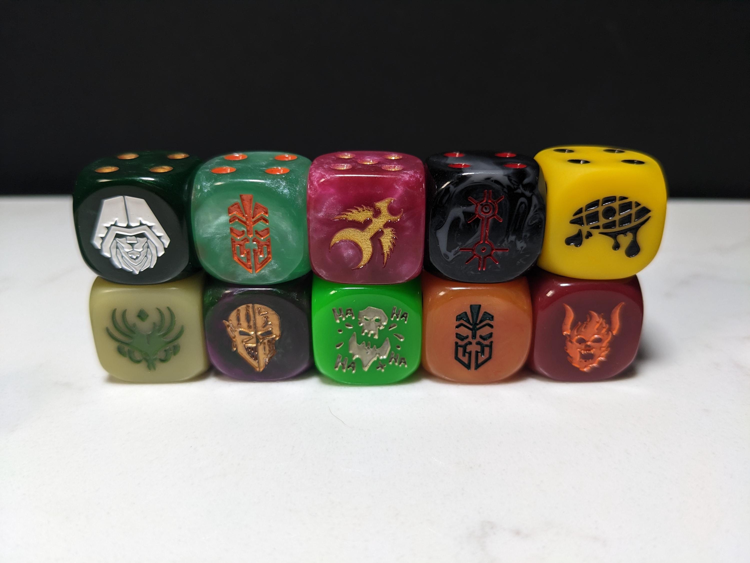 Warhammer40k Necron Dice - Etsy