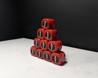 16mm Dice - Fire Enclaves Inspired by Sci-fi 10x - Etsy