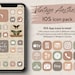 Vintage Aesthetic iOS 16 App icons Theme Pack, Earthy iPhone Cover, Retro Aesthetic App Icon Bundle, Vintage Wallpapers & Widgets And Quotes 