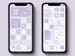 iPhone iOS Pastel Purple App Icon Pack with White App Icons, Aesthetic iPhone Homescreen Lilac Wallpapers, Lavender iPhone IOS Widget Covers 