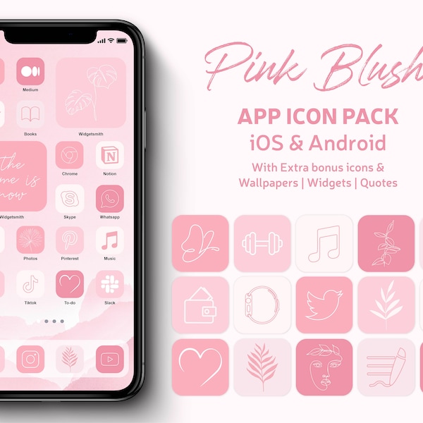 Pink Wallpaper iPhone - Etsy