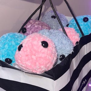 Bloon- crochet stress ball, blob,  worry pet, desk buddies, anxiety toys!