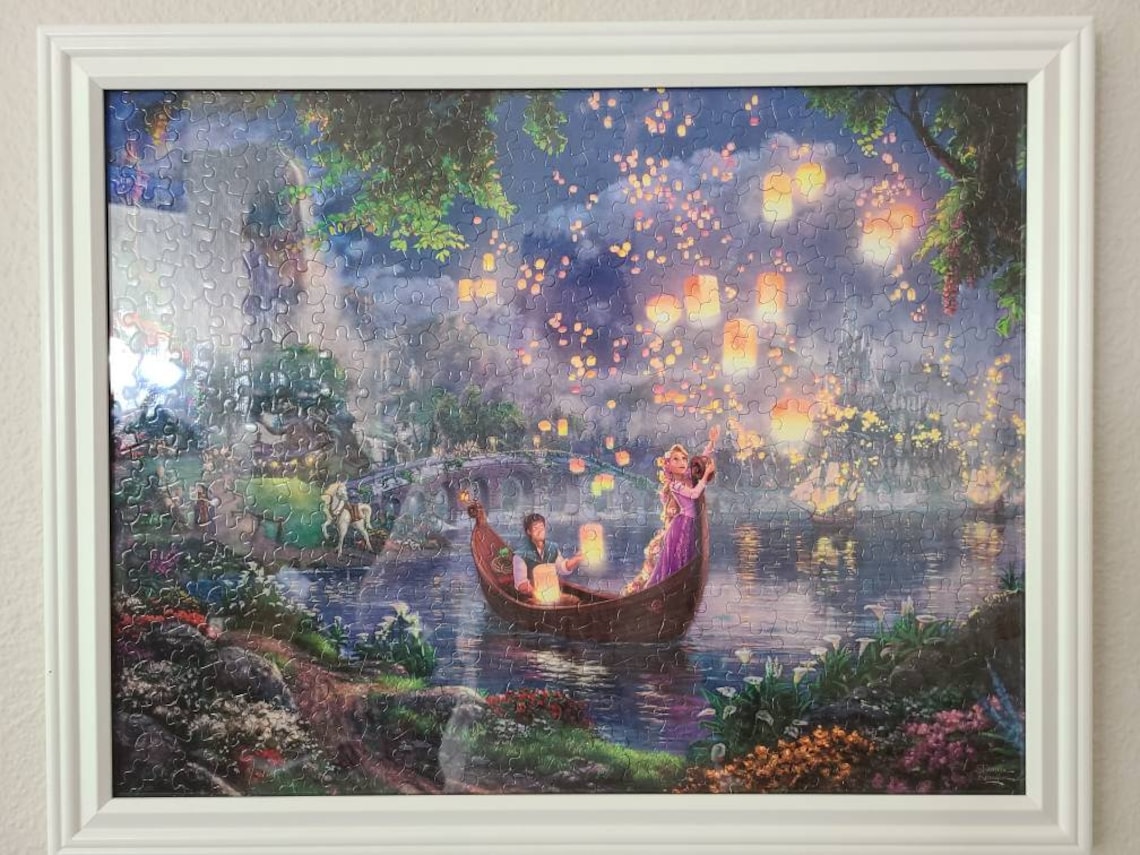 Tangled Framed Puzzle Etsy