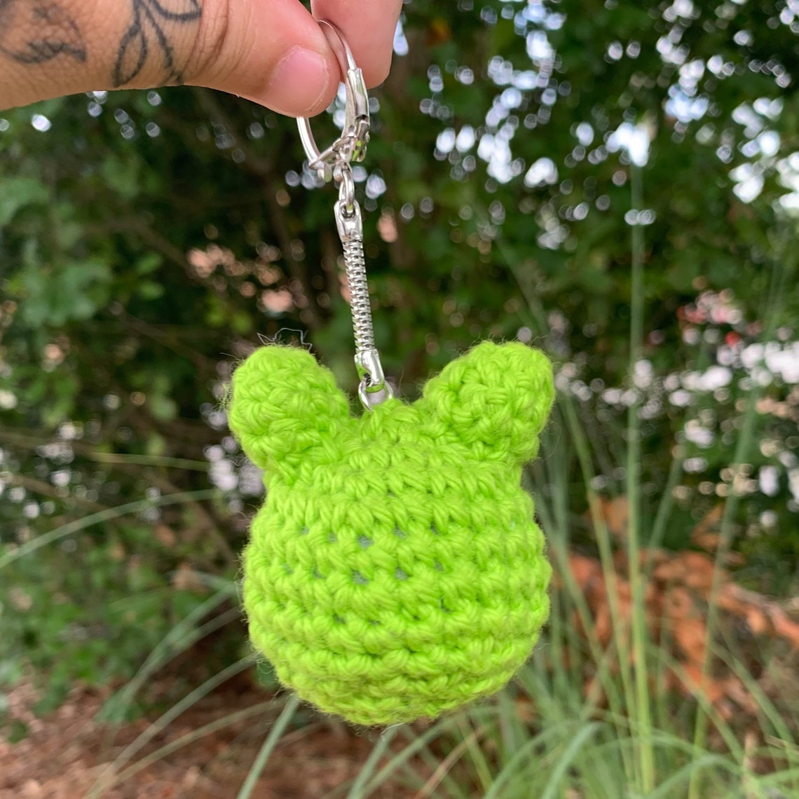 Frog Keychain / Crochet Mini Frog Etsy