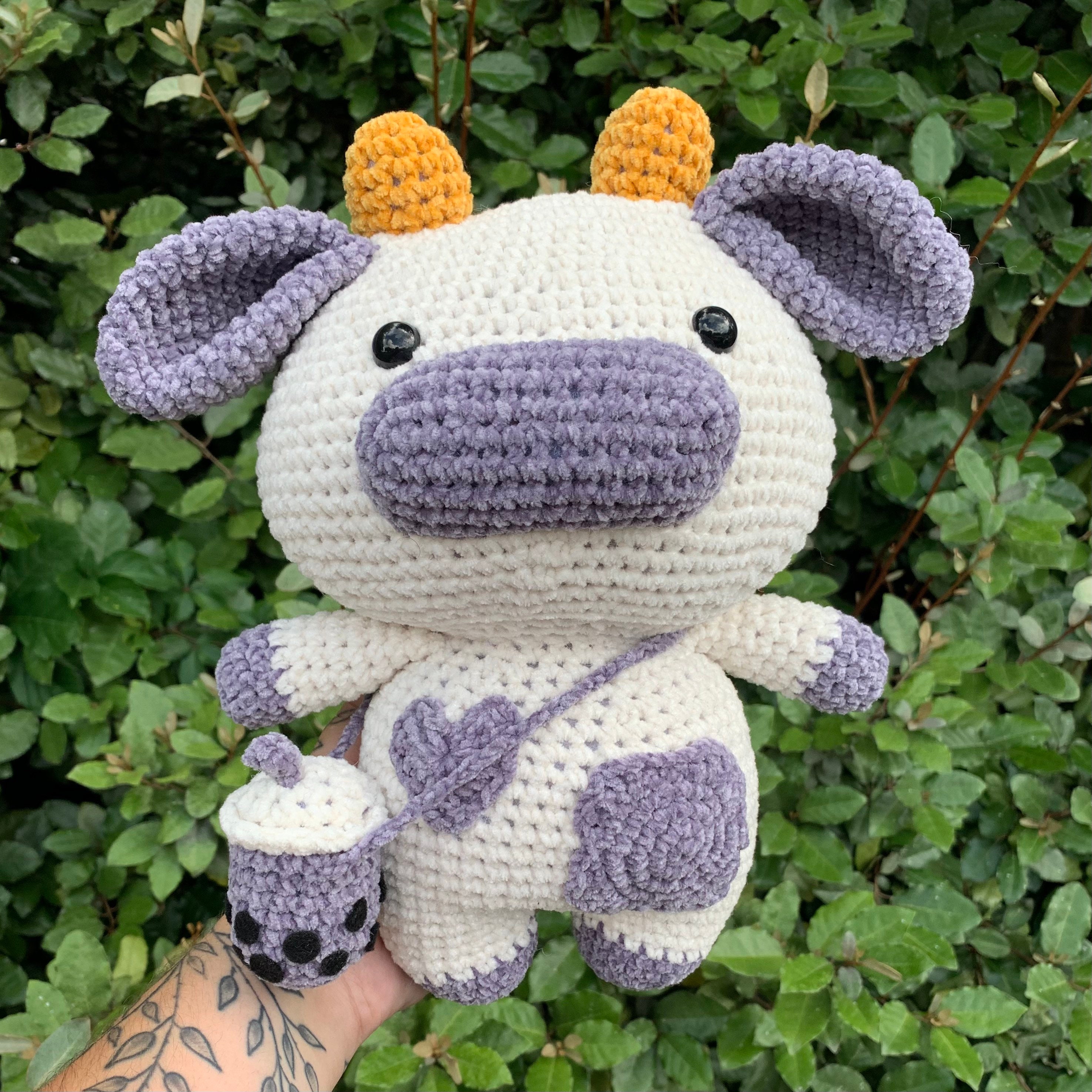 Soft Crochet Cow Plushie / Cow Stuffed Animal / Amigurumi Cow | Etsy