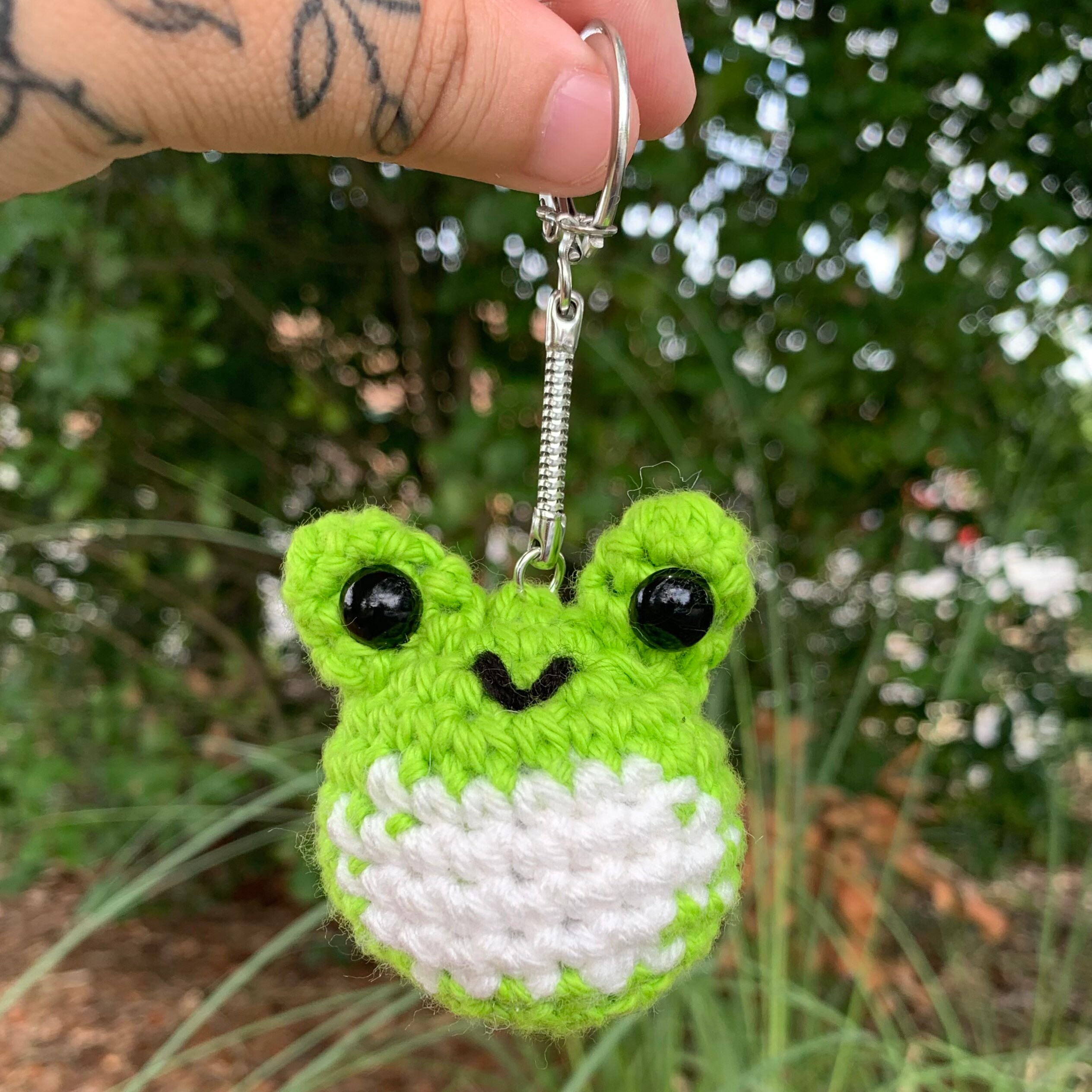 Frog Keychain / Crochet Mini Frog Etsy