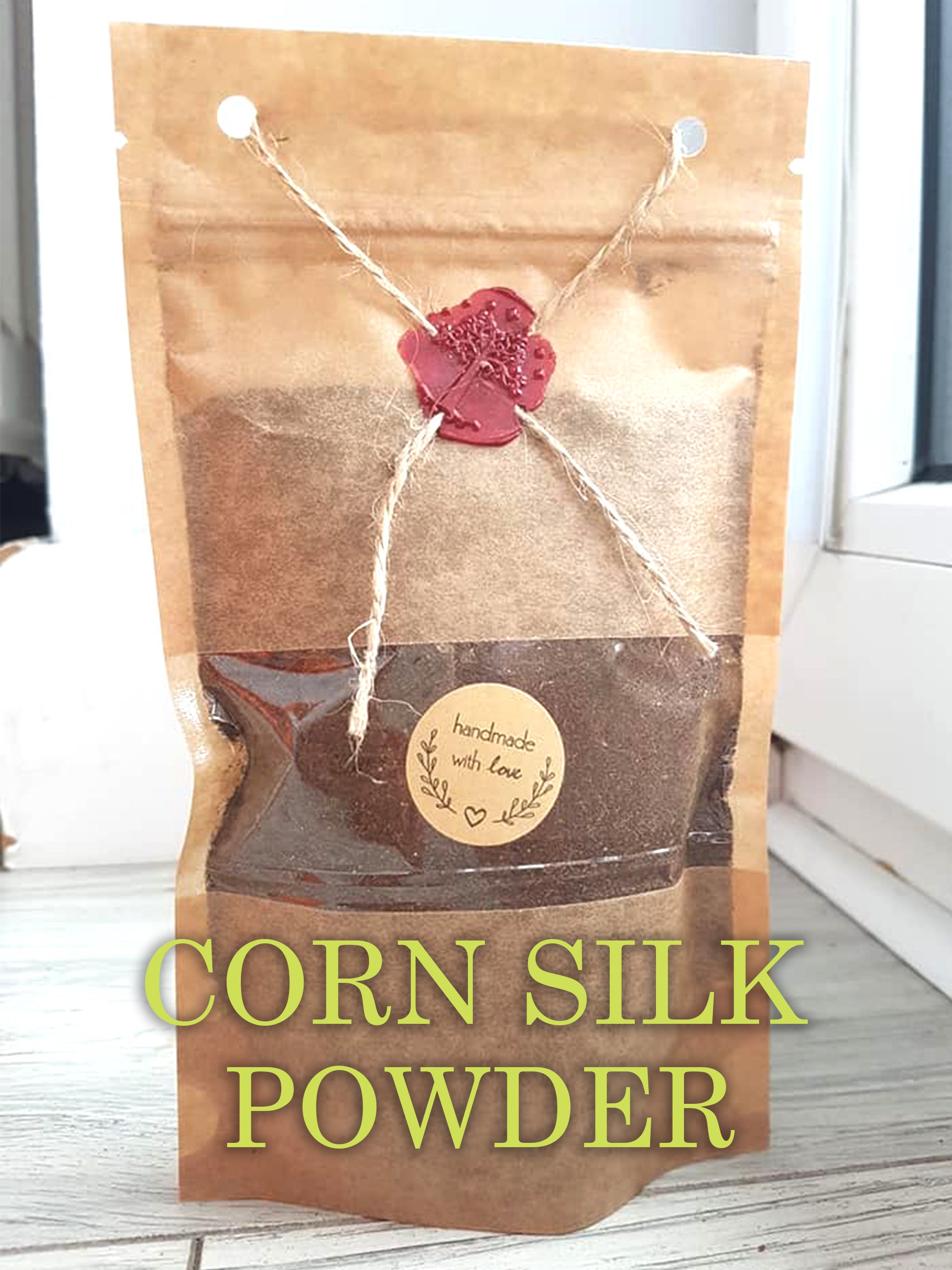 Poudre de Soie Maïs Pur | Stigma Maydis Biologique Meilleure Qualité