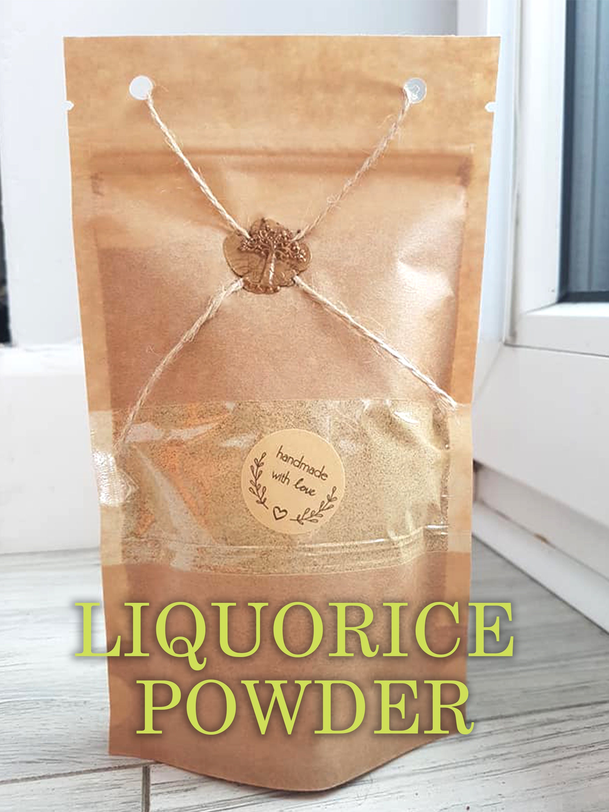 Poudre de Racine Réglisse Organique | Glycyrrhiza Glabra | Réglisse