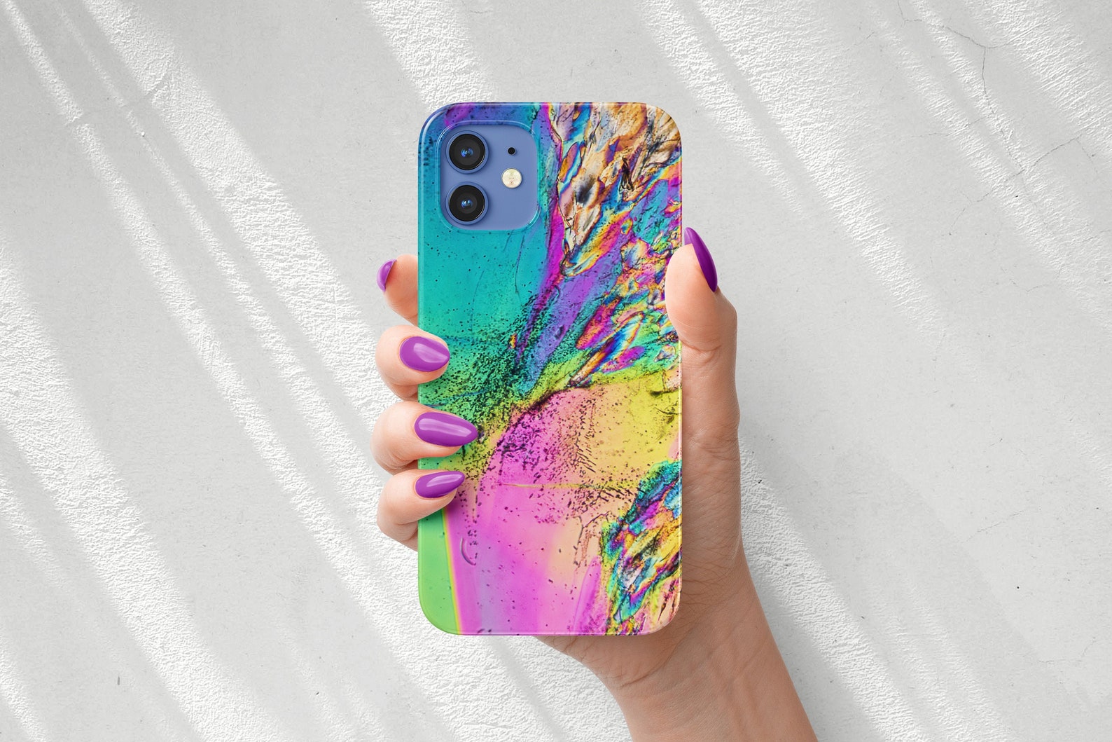 Elysium Spectrum Iridescent iPhone 12 Pro Case Neon iPhone 11 Etsy