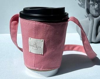 Handmade Coffee Cup Sleeve, Coffee Cup Carrier, Cup Holder, Cup Sleeves, Cup Cozy Pattern