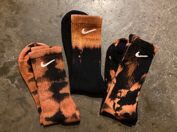 bleached nike socks