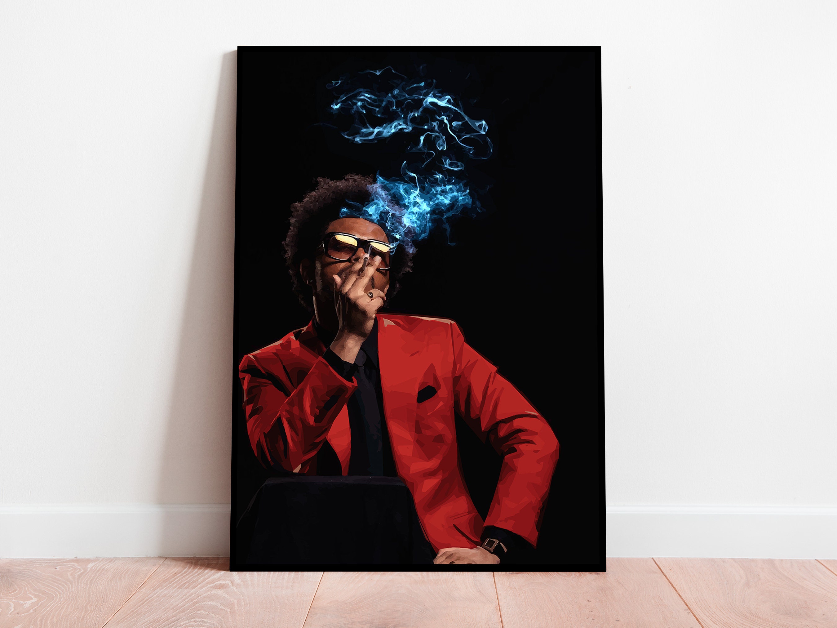 The Weeknd After Hours Poster The Weeknd Smoking Poster The | Etsy