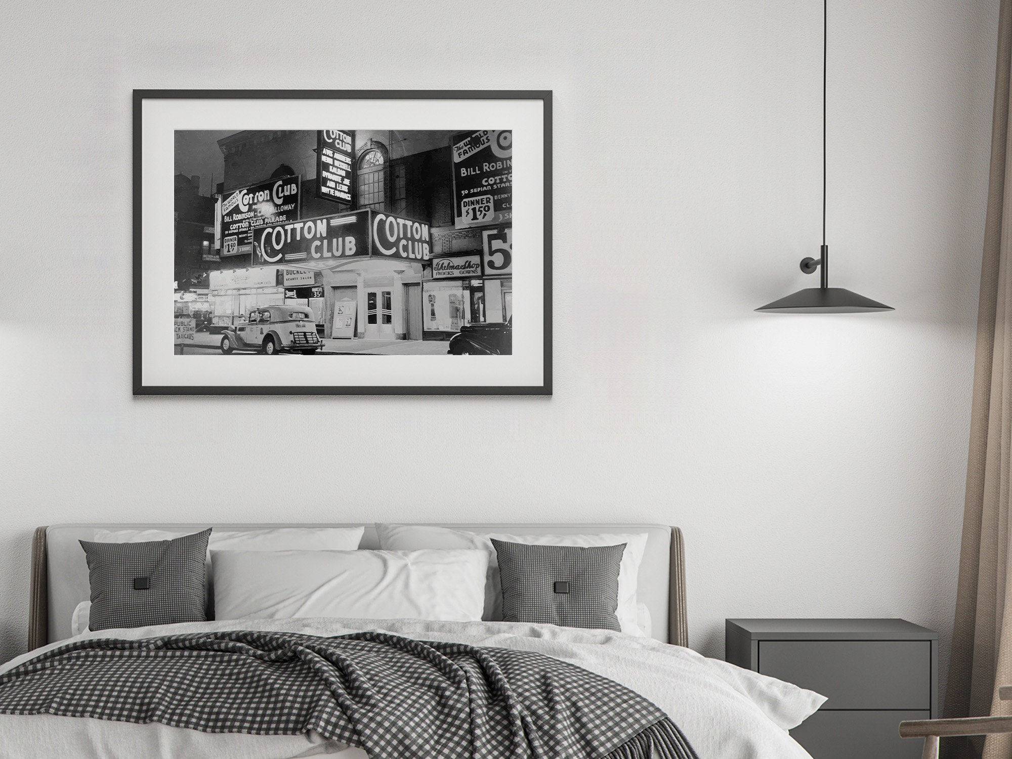 コットンクラブ ハーレムプリント：1920年代のジャズポスター（デジタルダウンロード） - Etsy 日本, image size:2000x1500