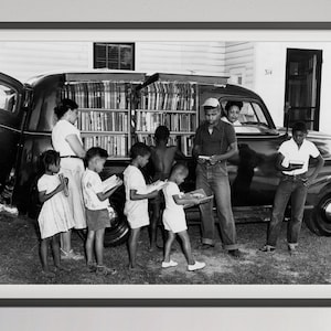 アフリカ系アメリカ人の子供たちの写真プリント、白黒、ヴィンテージウォールアート、ノースカロライナの写真、デジタルダウンロード、印刷可能な壁飾り