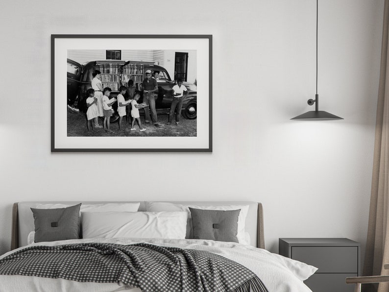 African American Children Photo Print Black and White - Etsy