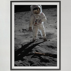 Vintage Space Poster, Moon Landing Print, Apollo 11 Picture, Nasa Poster, Moon Wall Art, Space Nursery Decor, Moon Poster, Digital Download