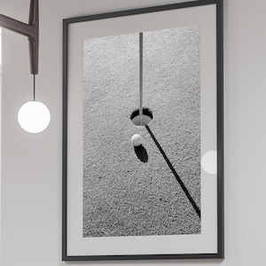 Golf Ball Print, Black and White, Vintage Golf Poster, Golf Printable Wall Art, Teen Boys Room Decor, Digital Download, Golf Lovers Gifts