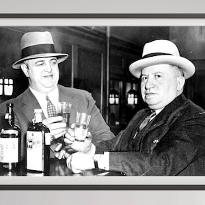 End Of Prohibition Poster, Black and White, Vintage Print, Prohibition Decor, Drinking Poster, Alcohol Wall Art, Bar Decor, Vintage Poster