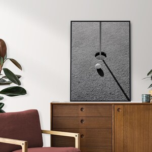 Golf Ball Print, Black and White, Vintage Golf Poster, Golf Printable Wall Art, Teen Boys Room Decor, Digital Download, Golf Lovers Gifts