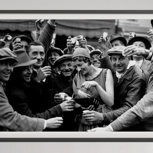 Vintage Bar Cart Print, Black and White, Prohibition Photography, English Pub Decor, Alcohol Wall Art, Digital Download, Vintage Bar Poster