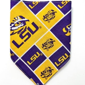 LSU Dog Bandana