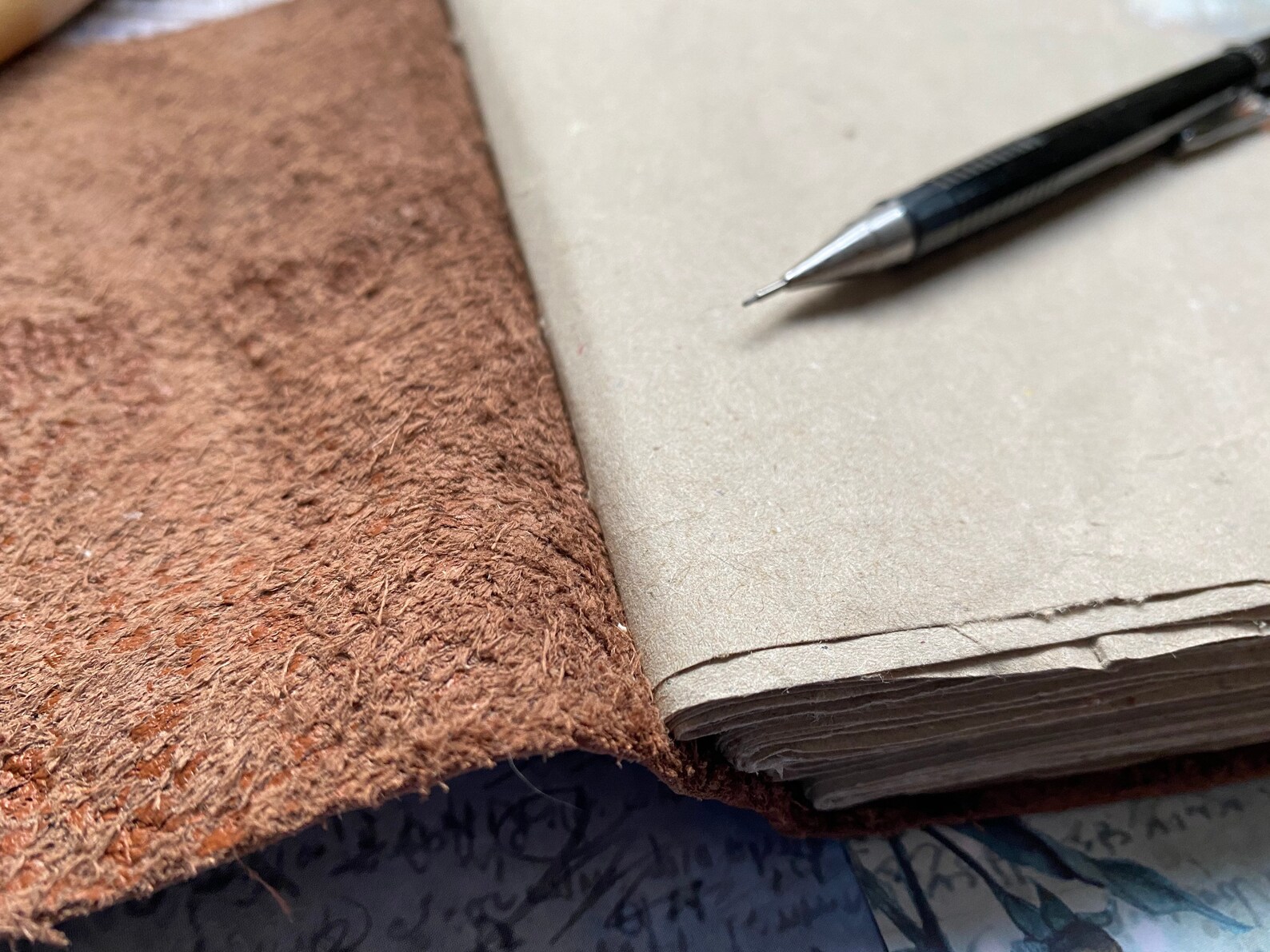 Handmade LeatherBound Journal with 100 Recycled Paper Etsy