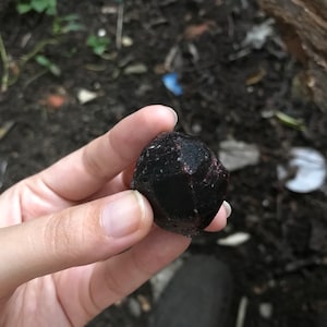 Almandine Garnet Specimen  from Vietnam/ dark red Almandine Garnet Specimen specimen/ raw garnet crystal