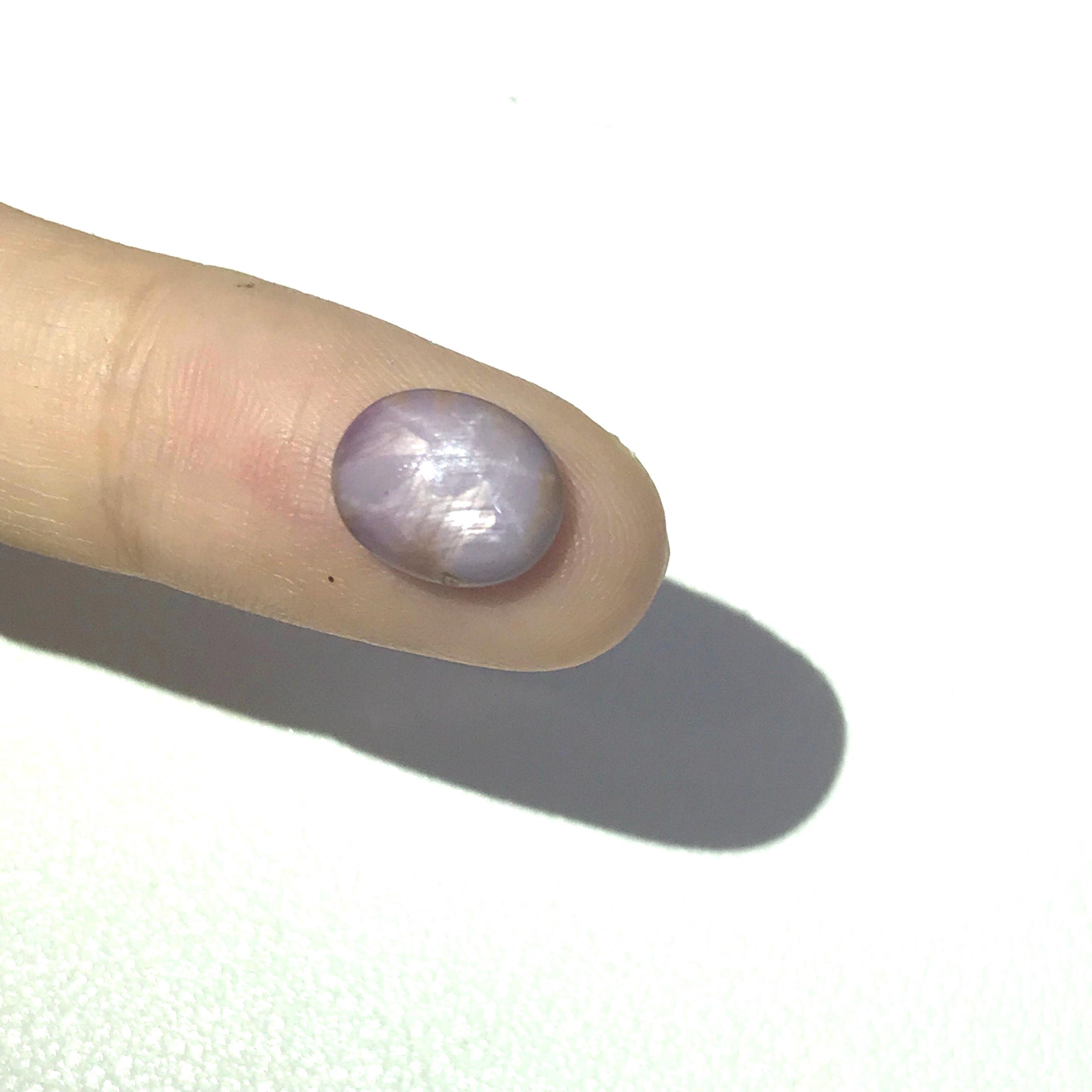 Tiny cabochon sapphire- sapphire from Vietnam-   Pink sapphire - star sapphire