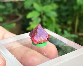 Red spinel crystal specimen from Vietnam- red spinel crystal speciman from Vietnam - red spinel crystal