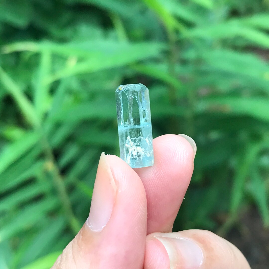 Clear Light Blue Aquamarine Specimen From Vietnam Etsy