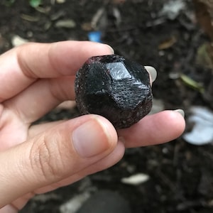 Almandine Garnet Specimen  from Vietnam/ dark red Almandine Garnet Specimen specimen/ raw garnet crystal