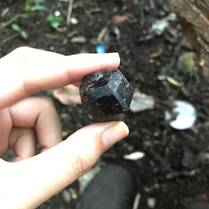 Almandine Garnet Specimen  from Vietnam/ dark red Almandine Garnet Specimen specimen/ raw garnet crystal