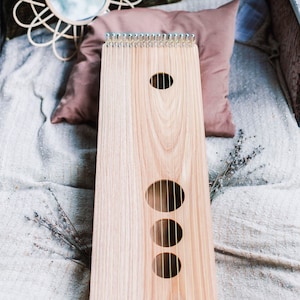 Monochord Mini Meditation Kompaktes Saitenmusikinstrument mit Klängen der indischen Sitar 16 Saiten in E Stimmung 432Hertz Bild 8