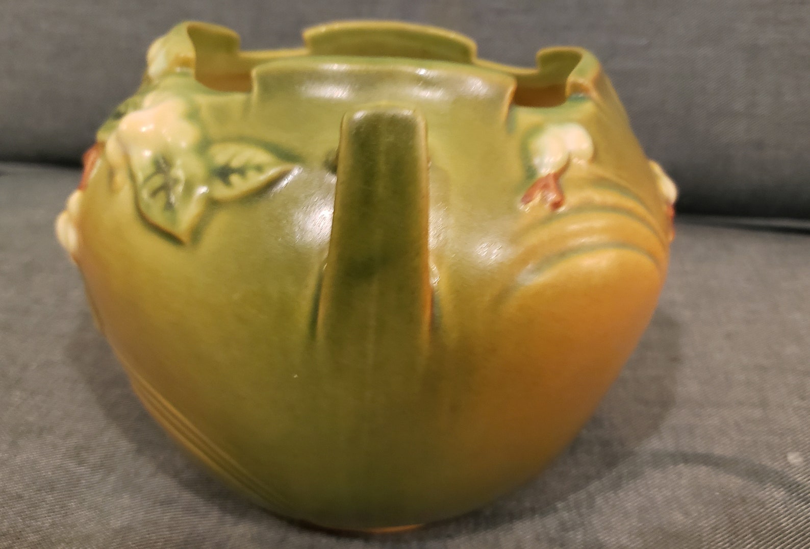 Rare Roseville USA Pottery Snowberry Vase Etsy