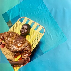 Float. Original Mixed Media Collage