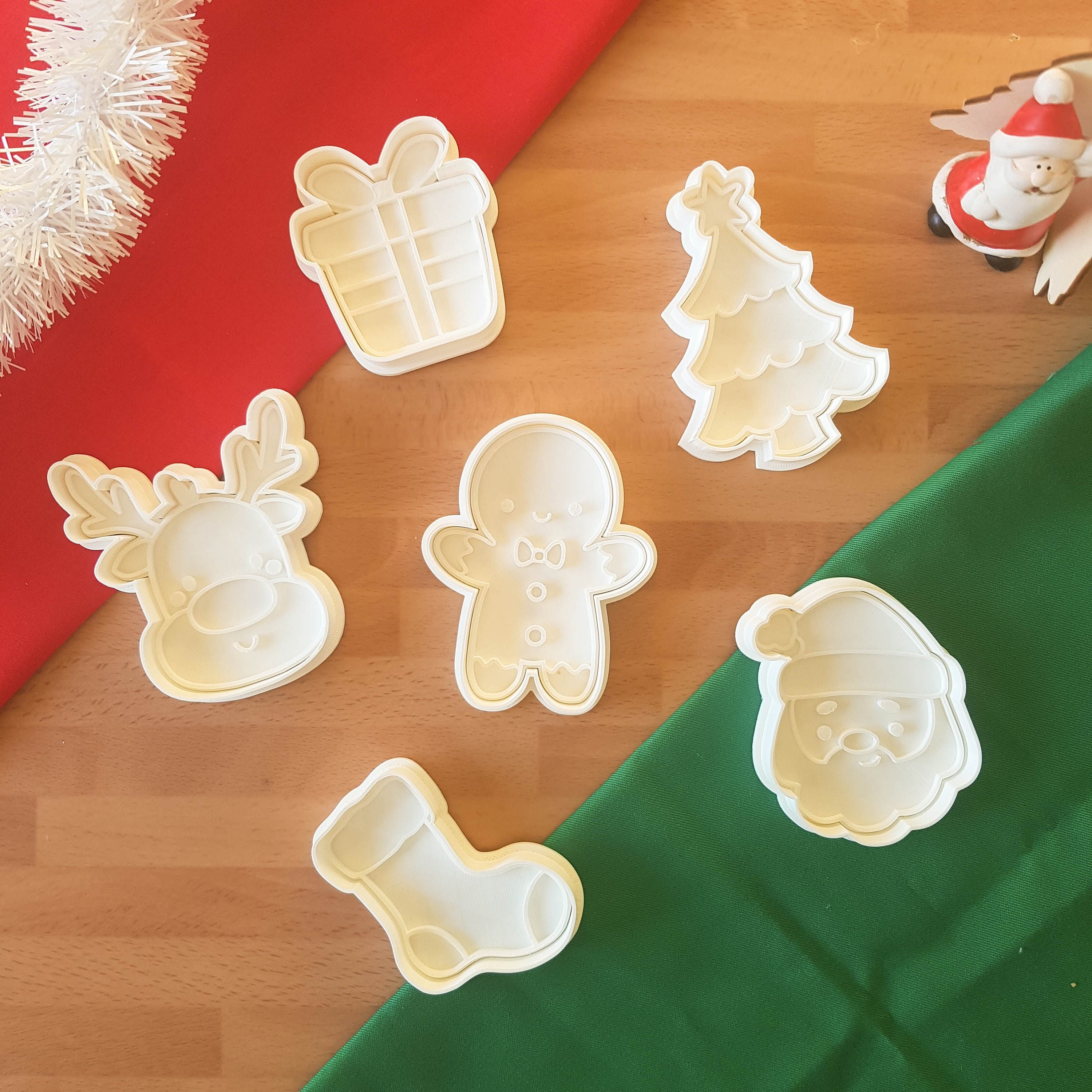 Christmas Cookie Cutters Pack of 6 Christmas Shapes | Etsy