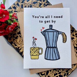 All I Need Coffee Love Karte