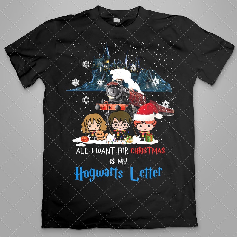 All I Want For Christmas Is My Hogwarts Letter Png Harry | Etsy