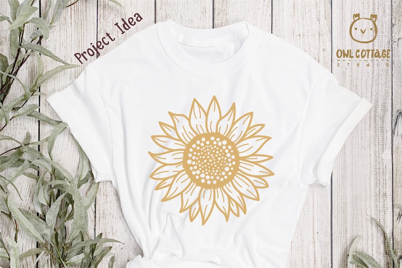 Sunflowers Border Set svg, floral borders mini set, Sunflower svg, Botanical SVG decor, Sunflower for cricut image 5