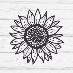 Sunflowers Border Set svg, floral borders mini set, Sunflower svg, Botanical SVG decor, Sunflower for cricut image 4