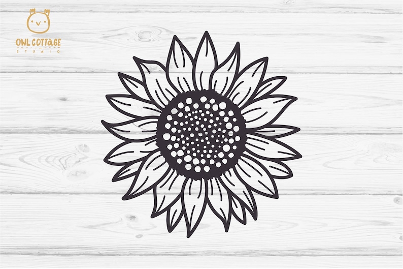 Sunflowers Border Set svg, floral borders mini set, Sunflower svg, Botanical SVG decor, Sunflower for cricut image 4