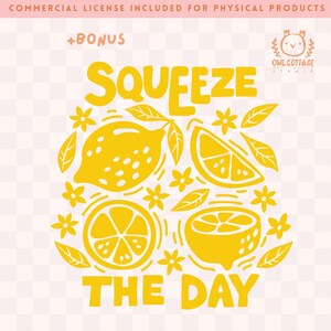 Lemons svg, Squeeze The Day svg & png, Motivational t-shirt idea
Trendy Inspirational Summer Designs for Commercial Use