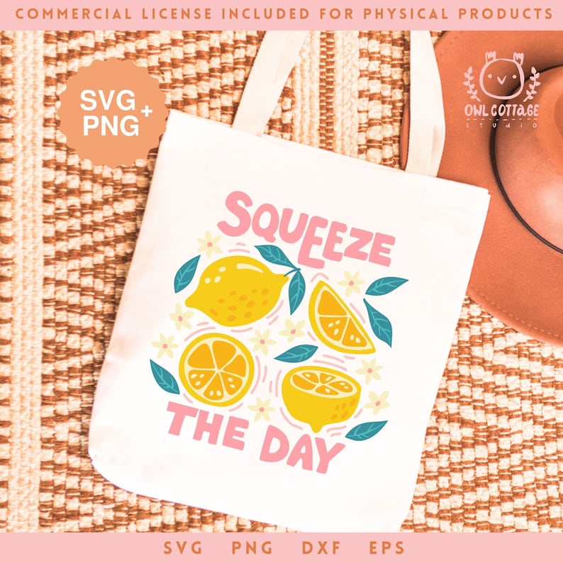 Lemons svg, Squeeze The Day svg & png, Motivational t-shirt idea
Trendy Inspirational Summer Designs for Commercial Use