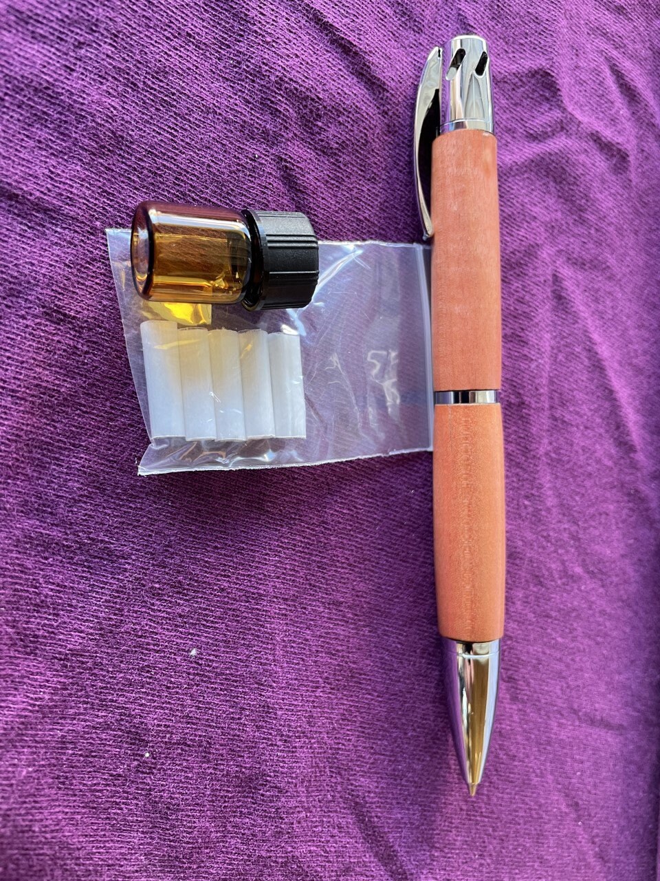 Aromatherapy Diffuser Pen Hand Turned Pink Ivory Etsy Ireland